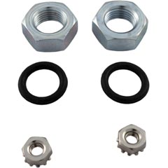 Bulkhead Hardware Kit, 1/2" - Item 47-371-1455 Bulkhead Hardware Kit, 1/2" - Item 47-371-1455