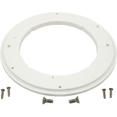 Adapter Ring, Anti-Hair Snare, 8" Round, w/ Screws, White - Item 55-235-1018