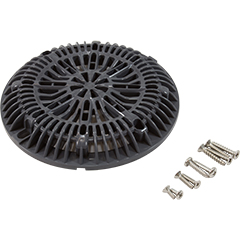 Main Drain Cover, CMP Galaxy, 8", White, w/ Screw Kit Item #55-605-1906