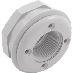 Wall Fitting, CMP, 3"hs, 1-1/2"mpt, 3-1/2"fd, w/Nut, White - Item 55-605-1925