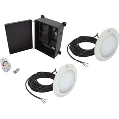 EvenGlow Pool Light Kit, RGB, Dual, 80ft, with Driver - Item 56-330-2205