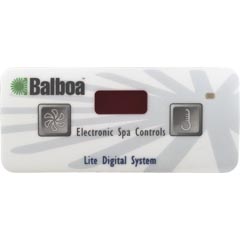 Overlay, Balboa Water Group E2 Lite Digital, 2 Button - Item 58-138-1276