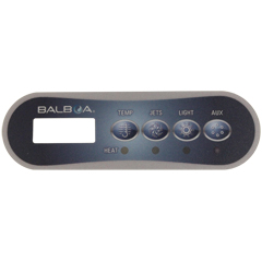 Overlay, Balboa TP200T, Temp/Jets/Light/Aux - Item 58-138-1814
