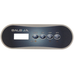 Overlay, Balboa TP240W, Warm/Cool/Light/Jets - Item 58-138-1817