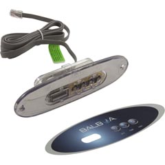 Topside, BWG MVP260/VL260, 3-Button, Jets/Temp/Light - Item 58-138-4240