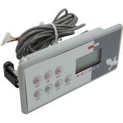 Topside, Gecko TSC-8/K 8, 7 Button, 2 Pump, Large Rec, LCD - Item 58-337-1566