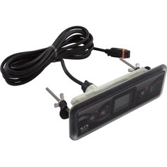 Topside, Gecko In.k300,4Btn,P1/P2/Lt/Temp,w/Overlay,10ftCord - Item 58-337-1607