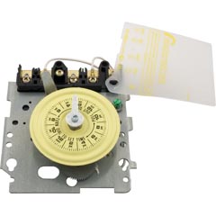 Timer Mechanism, Intermatic,T104,DPST,230v,24hr,Yellow Dial Item #59-155-1030