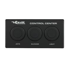 Air Button Panel, Tecmark, 1-5/16"hs, 3 Btn, 6-1/2" x 3-1/4" Item #59-319-1412