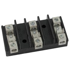 Terminal Block, HydroQuip, Screw, 2-14AWG Item #60-355-1000