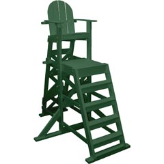 Lifeguard Chair, Tailwind , Front ladder, 64" Tall, Green - Item 70-569-1001