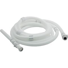 Feed Hose, Zodiac Polaris 360, w/Wall Fitting, 26ft, White - Item 87-100-1734