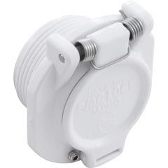 Vac Lock Safety Wall Fitting,Hywd Nav/Pool Vac,1-1/2"mpt,Wht - Item 87-150-1100