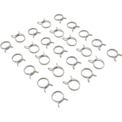 Tubing Clamp, Quantity 25, 1.000" Ideal OD, Double Wire - Item 89-555-1100
