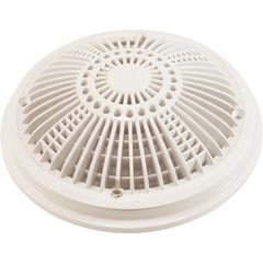 Main Drain Cover & Frame, Waterway Tru Flo 8", White, VGB - Item _640-1800V