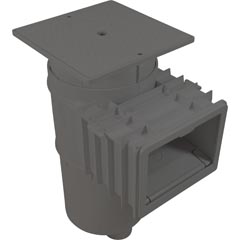 Skimmer Automatic Cmplt, 2"Fip, Sq. Cover, Sp1080 , Dk Gray - Item _SP1082DGR