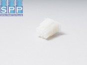 Amp Plug 6" Pin Male Matrix Plastic White - Item 1-480704 Amp Plug 6" Pin Male Matrix Plastic White - Item 1-480704