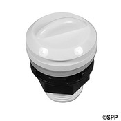 Air Control with Handle 1/2" Plumbinging 1-1/8" Hole Bone - Item 10-2200-BON