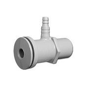 Jet Assembly Ozone 3/8" B Air x 1/2" S (3/4" Spg) Water Gray Waterway - Item 10-2650-GRY
