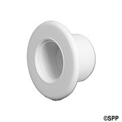 Jet Wall Fitting Slimline 2-1/2" Face (Standard Thread) White - Item 10-3901