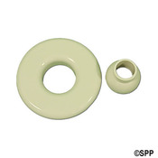 Jet Escutcheon Assembly Slimline Bone - Item 10-3955-BON