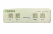 Spaside Overlay Balboa Aux 4BTN No Display Waterway (P1-P2-BL-LT)  - Item 10559BAL