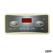 Spa Side Overlay Balboa Lite Leader 2BTN LED (For 5" 4116" )  - Item 10694BAL