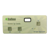 Spa Side Overlay Balboa VL402 Duplex Dig LCD (For 5" 4100) - Item 10721BAL Spa Side Overlay Balboa VL402 Duplex Dig LCD (For 5" 4100) - Item 10721BAL