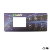 Spa Side Overlay Balboa VL801D Deluxe 8BTN LCD (For 5" 4108)  - Item 10763