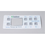 Spa Side Overlay Balboa VL801D Deluxe 8BTN LCD (For 5" 4128)  - Item 10823BAL