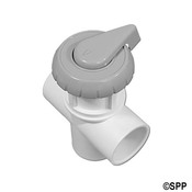Valve Assembly Diverter Hydro Air 1"HydroFlow Vert 3-Waterway Notched - Item 11-4020-GRY