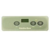 Spa Side Overlay Balboa VL403 (CAT100) Lite Duplex 3BTN LED - Item 11005BAL