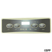 Spa Side Overlay Balboa VL401"Lt Duplex 4BTN LCD (For 5" 425" 1)  - Item 11671