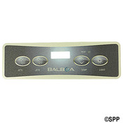 Spa Side Overlay Balboa VL401"Lt Duplex 4BTN LCD (For 5" 425" 1)  - Item 11671