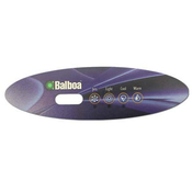 Spa Side Overlay Balboa MVP/VL26" 0 4BTN LCD (For 5" 5" 081)  - Item 11746
