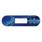 Spa Side Overlay Balboa VL406" T 4BTN LCD (For 5" 5" 349) 7Oval - Item 11946