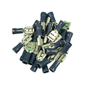 Wire Terminals Female Dis-Connect 16" -14 Gau Blue (25" Pk) - Item 1670FIN Wire Terminals Female Dis-Connect 16" -14 Gau Blue (25" Pk) - Item 1670FIN