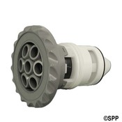 Jet Internal Deluxe Adjustable.Poly Massage 3-1/2" Face Gray Waterway - Item 210-6707