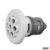 Jet Internal Adjustable.Poly Massage 3-1/2" Face Smooth White - Item 210-6710