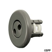 Jet Internal Mini Pulsator 2-1/2" Face Smooth Gray Waterway - Item 212-1047