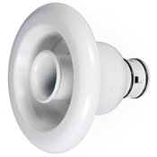 Jet Internal Whirlpool Non Adjustable 5" Face Smooth White - Item 212-2030