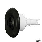 Jet Internal Mini Storm Massage 3" Face 5" -Scallop Black - Item 212-7801