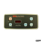 Spa Side Control EleCenteronic LX-15" 5" BTN LED 6" 'Cbl Phone Plug - Item 3-00-0190