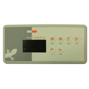Spa Side Control EleCenteronic Gecko TSC-35" 6" BTN LED 10'Cbl 8Pin Jst - Item 3-00-7238