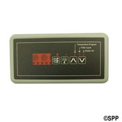 Spa Side Control EleCenteronic ECO-5" 4BTN LED 10'Cbl Sm Rctngl - Item 3-00-8900