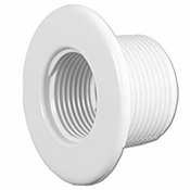 Jet Wall Fitting Slimline 2-1/2" Face (Standard Thread) White - Item 30-3901