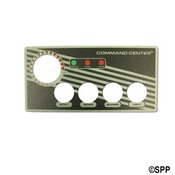 Spa Side Overlay TecmarkK Command Center 4BTN No Display Waterway - Item 30202BM