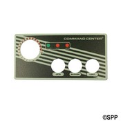 Spa Side Overlay TecmarkK Command Center 3BTN No Display Waterway - Item 30216BM