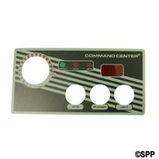 Spa Side Overlay TecmarkK Command Center 3BTN with Temp Display Waterway - Item 30217BM