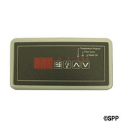 Spa Side Control EleCenteronic ECO-5" 4BTN LED 10'Cbl Sm Rctngl - Item 34-0207